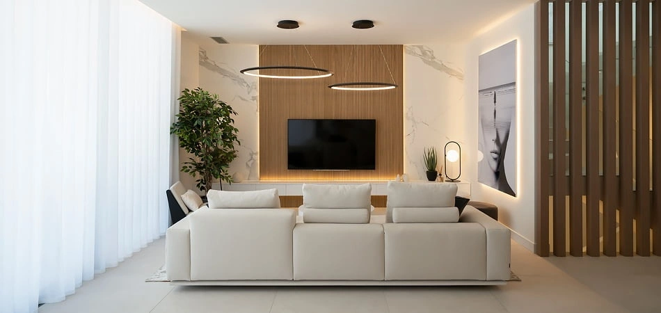 Exemple de décoration de salon
